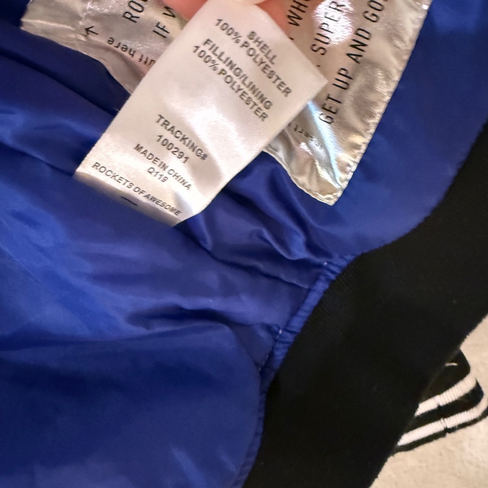 Rockets of Awesome Silver Kids Bomber Jacket (boy or girl) - Picture 5 of 5